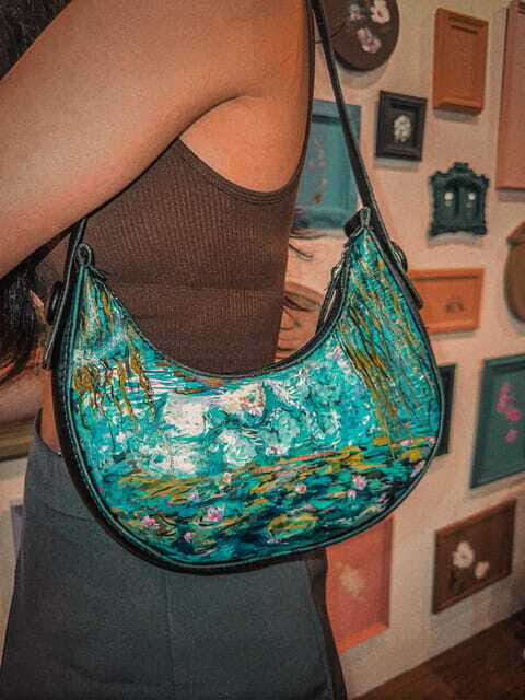 2-Hr Bag Painting - Leather Paint - Getting to White Canvas Studio: Yi Jia Bakery House Meeting Point