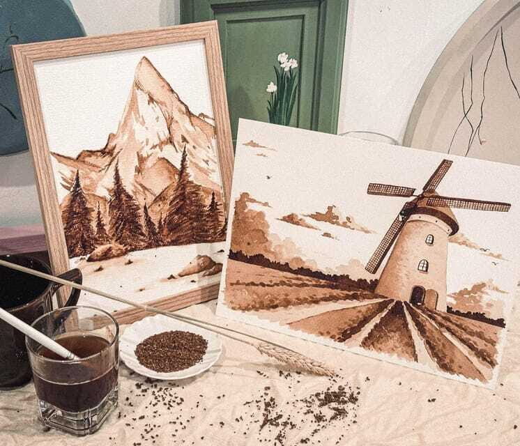 2-Hr Coffee and Biscuit Painting - Edible Paint - Coffee and Biscuit Painting in Upper Thomson: a smart 2-hour creative break