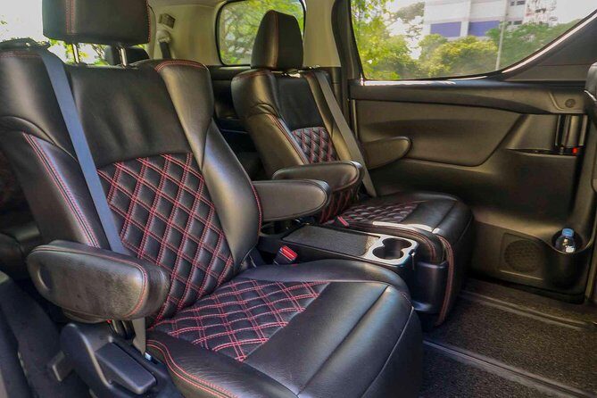 Private Mini Van From Singapore Airport To Hotel In City - The Ride Setup: Leather Seats, Space for 4, and Free Wi‑Fi