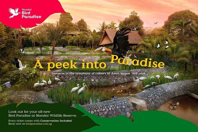 Singapore: Bird Paradise Entry Ticket - Bird Paradise in a sentence: what you’re really buying