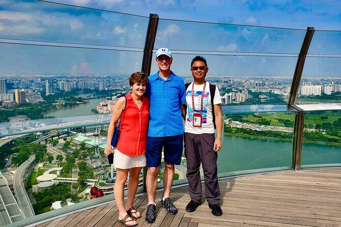 Singapore Private Custom Full-Day Tour with Licensed Local Guide - Marina Barrage: skyline views from a rooftop park locals actually use