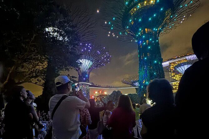 Singapore River Cruise, Night Garden Rhapsody and Spectra Tour - A smooth 4-hour night route that hits Merlion, the river, and two light shows